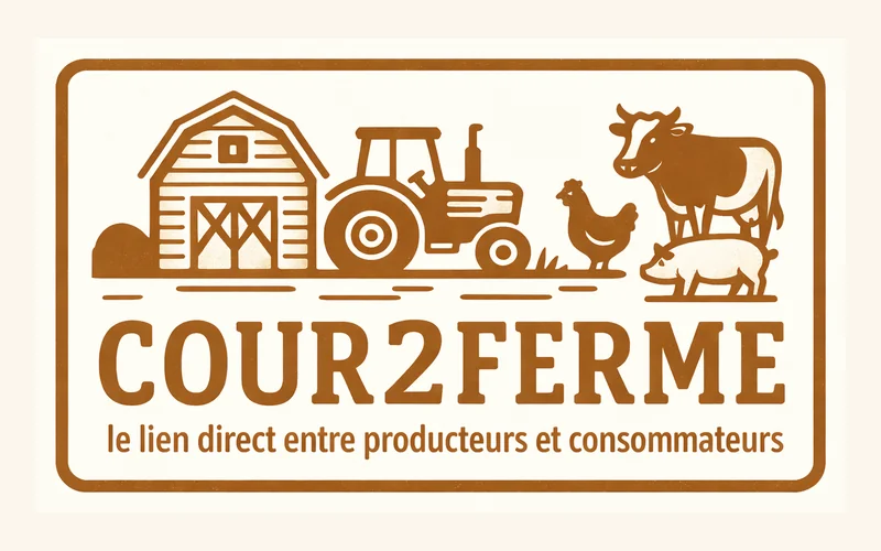 Cour2Ferme, plateforme et application · circuit court développée par Gradly Concept