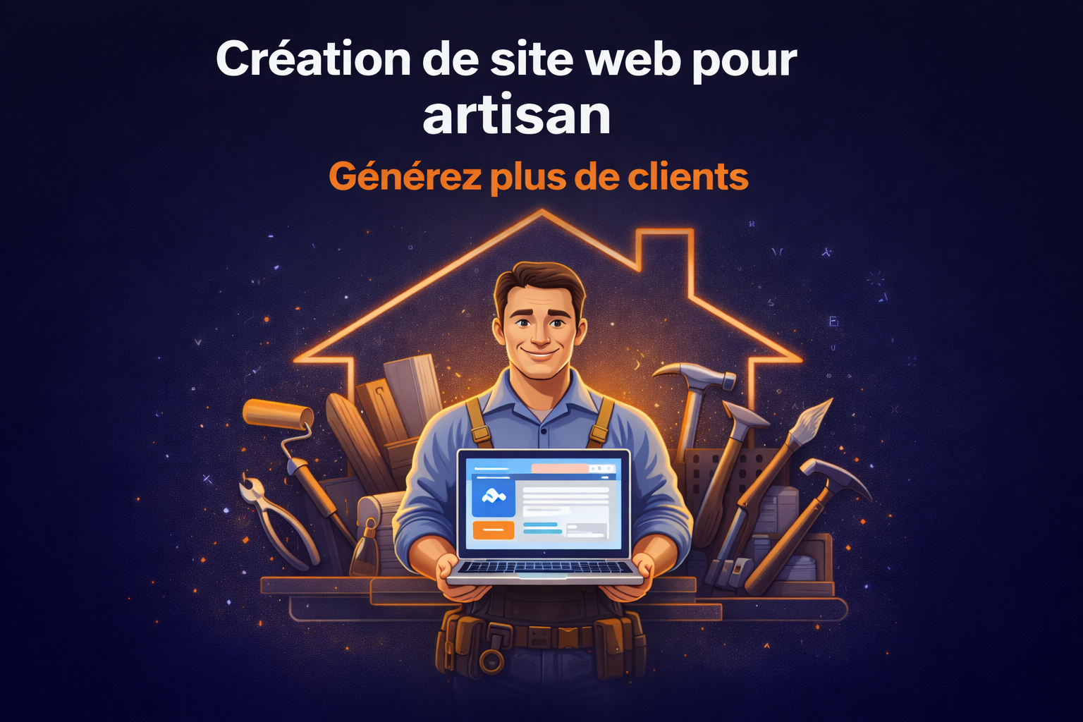 création site web artisan – exemple de site internet pour artisan réalisé par Gradly Concept